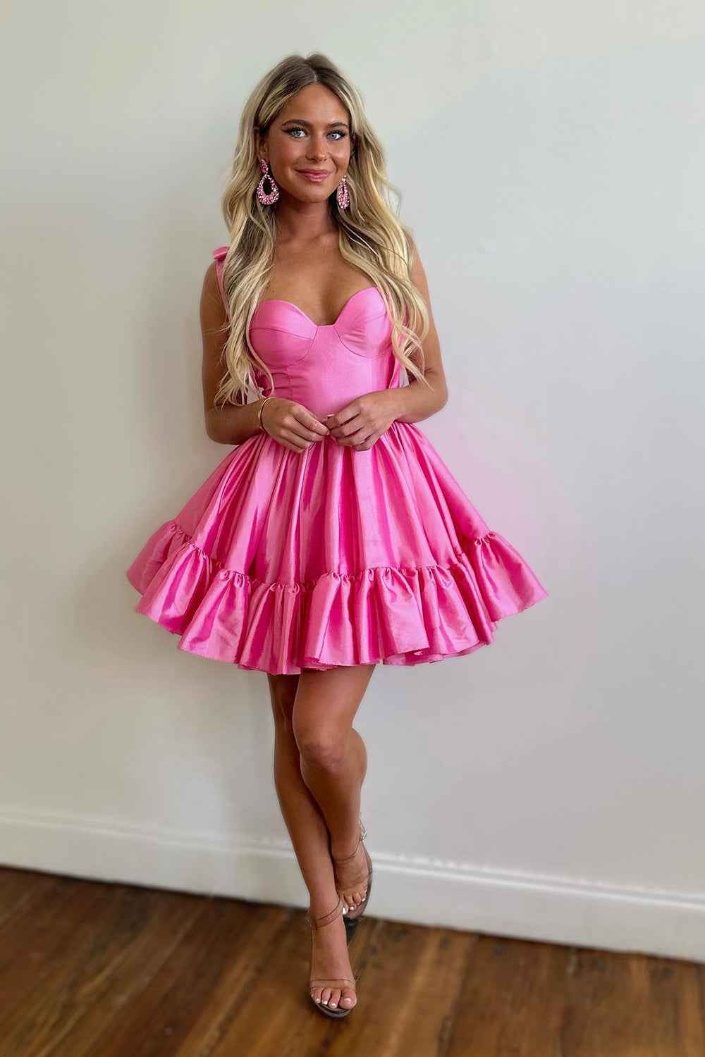 Simple Green Corset A-Line Ruched Short Homecoming Dress