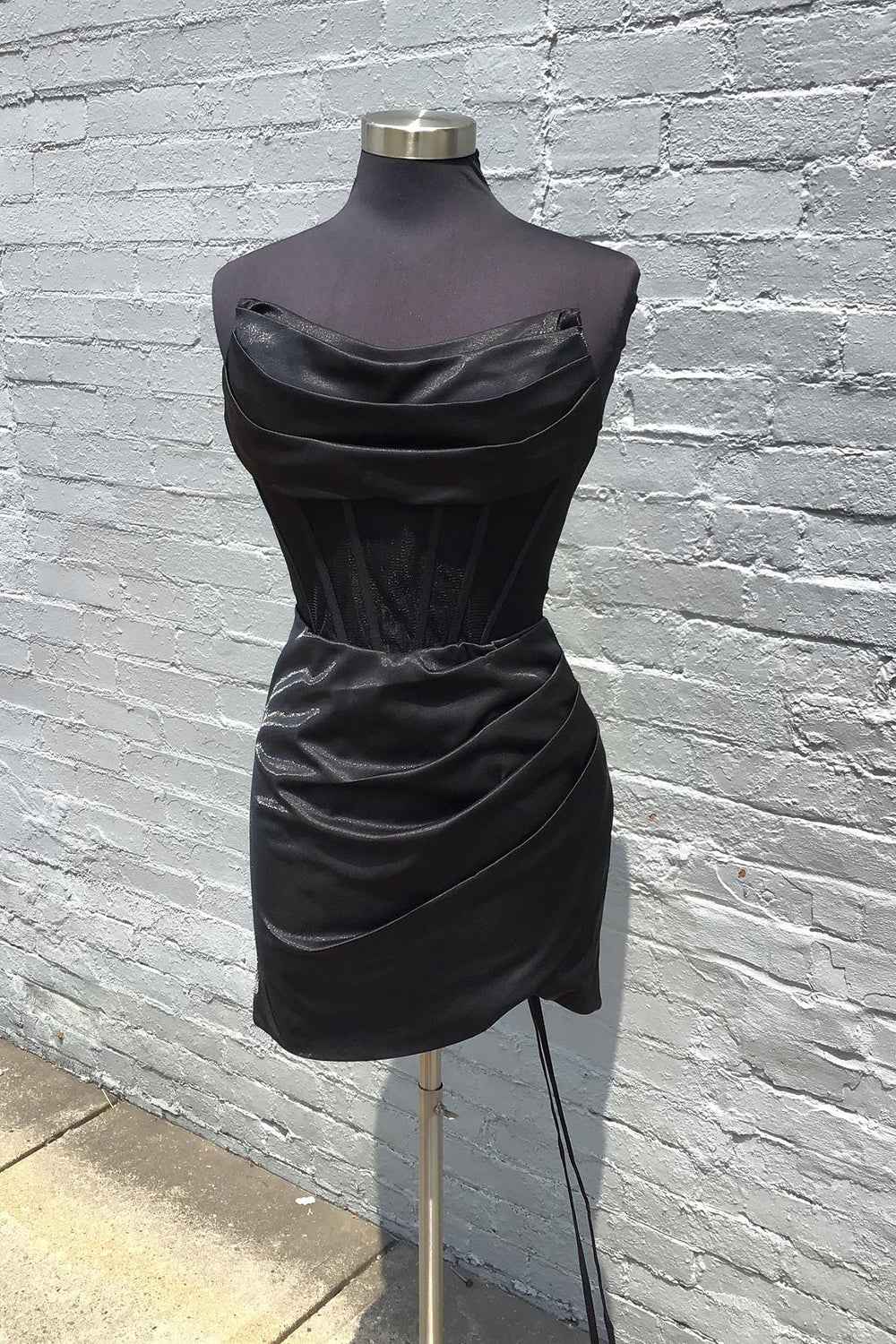 Red Corset Asymmetrical Tight Short Homecoming Dress Bmbride