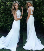 Two-Piece Mermaid Lace Wedding Dress BM bride