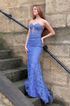 Elegant Black Sweetheart Lace Appliques Mermaid Long Prom Dress for a Classic Look BM bride