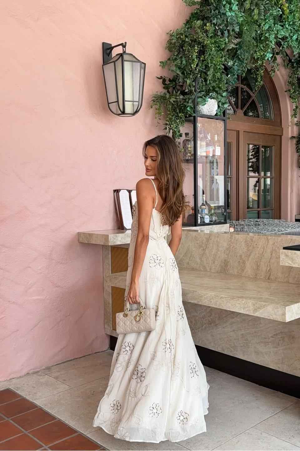 Spaghetti Strap Sleeveless Long Prom Dress With Pleated Appliques