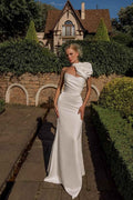 Halter Strapless Sleeveless Mermaid Long Prom Dress With Pleated