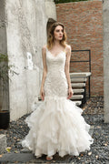 Mermaid Wedding Dress with Stunning Appliques BMbride
