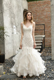 Mermaid Wedding Dress with Stunning Appliques BMbride