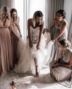 BMbride Elegant Princess A-Line Wedding Dresses with Lace BMbride
