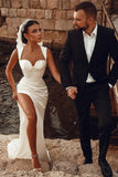 BMbride Elegant Sweetheart Split Front Floor-Length Prom Dress BMbride