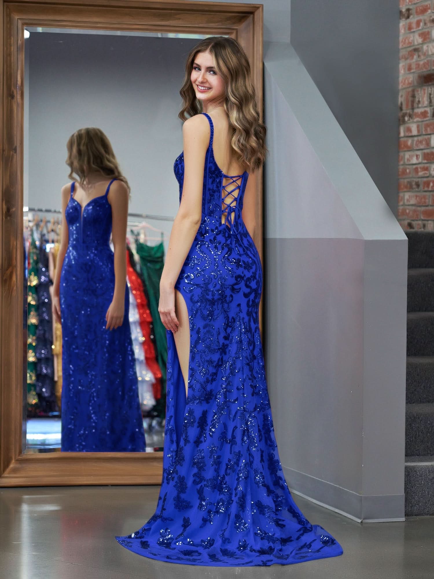 Glamorous Mermaid One Shoulder Beaded Jersey Prom Dress featuring Stunning Beading BM bride