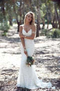 Backless Lace Mermaid Wedding Dress BM bride