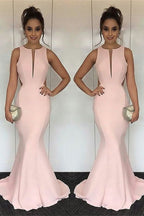 Pink Mermaid Long Evening Dress BM bride