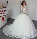 V-neck Spaghetti Straps Backless A-line Wedding Dress Beautiful With Ruffles Tulle BM bride