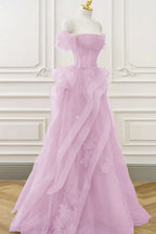 Lovely Green Tulle Lace Long Prom Dress with a Form-Fitting Corset BM bride