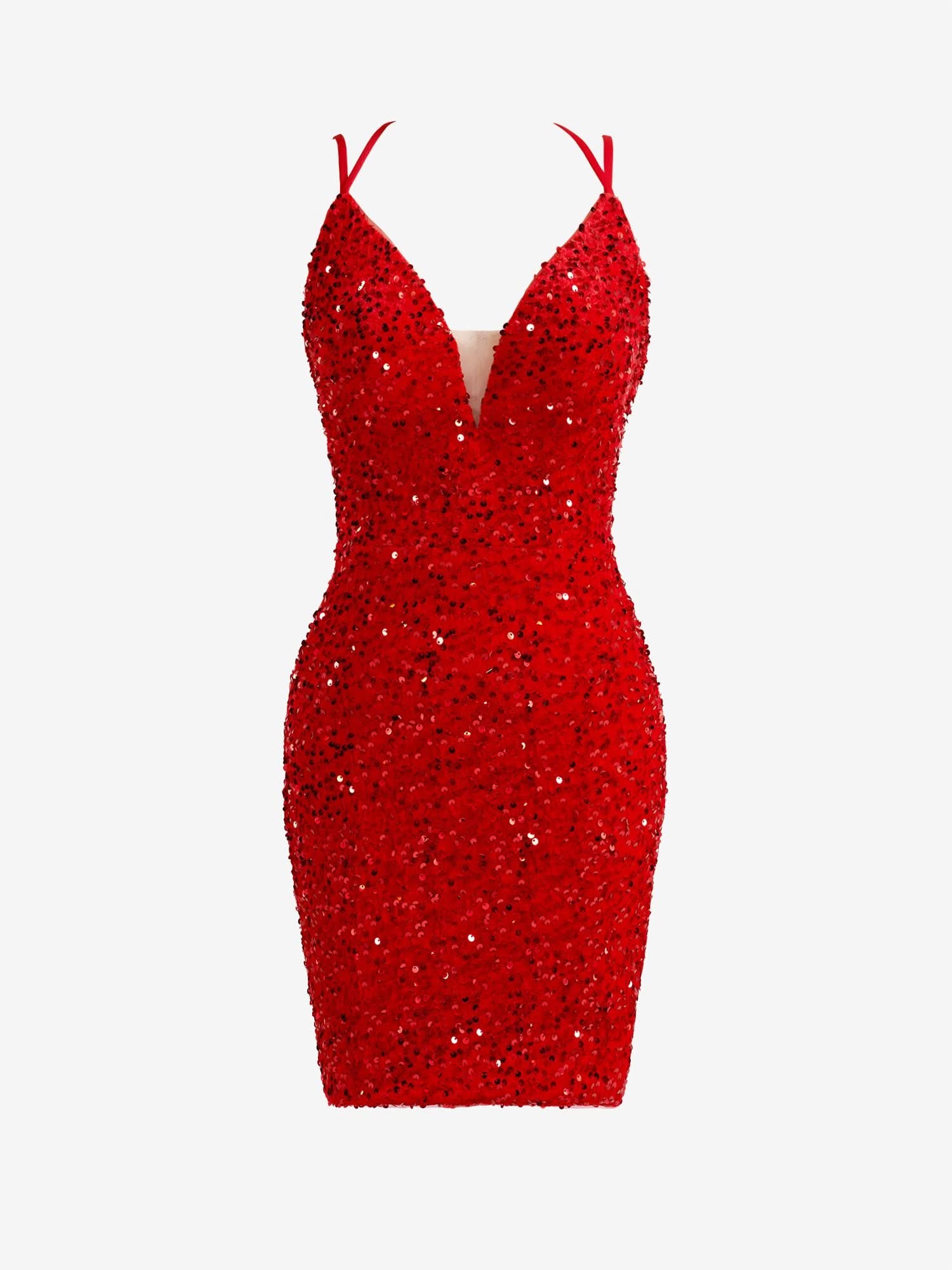 Stunning Red Sheath Homecoming Dress with Flattering Slit BM bride