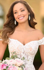 Lace Appliqued Wedding Dresses for Bride 2025 Beach Wedding Bridal Gowns for Women SE002 - Bmbride