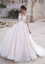 Lace Appliqued Wedding Dresses for Bride 2025 Beach Wedding Bridal Gowns for Women SE002 - Bmbride