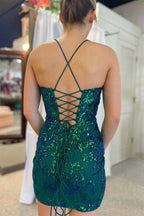 Charming Off-the-Shoulder Lace Sheath Homecoming Dress BM bride