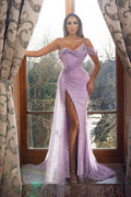 BMbride Lilac Prom Dresses Long Glitter | Evening Dresses BMbride