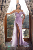 BMbride Lilac Prom Dresses Long Glitter | Evening Dresses BMbride