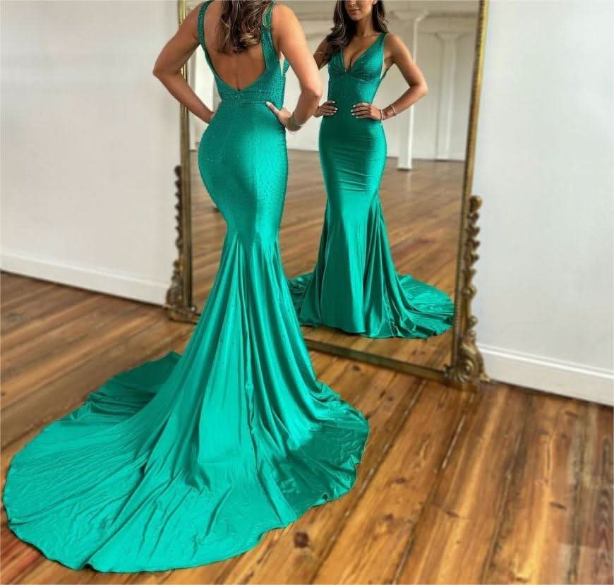 Charming Sweetheart Blue Sequin Lace Corset Long Dresses for a Beautiful Evening BM bride