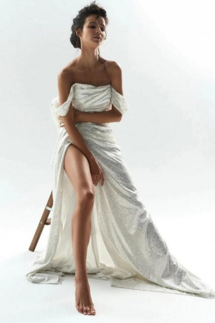 BMbride Mermaid / Trumpet Wedding Dresses Sparkle & Shine Dress Wedding Party BMbride