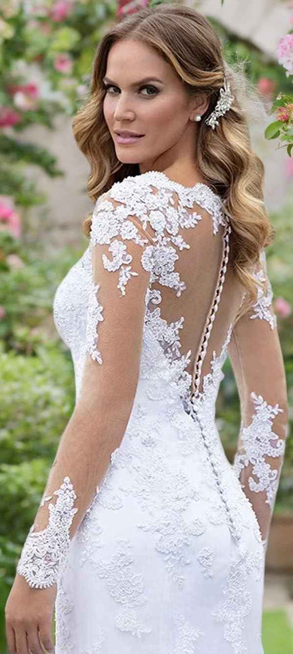 Mermaid Wedding Dresses for Bride 2025 Lace Bridal Gowns Beach Bridal Dress for Wedding Gowns - Bmbride