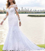 Mermaid Wedding Dresses for Bride 2025 Lace Bridal Gowns Beach Bridal Dress for Wedding Gowns - Bmbride