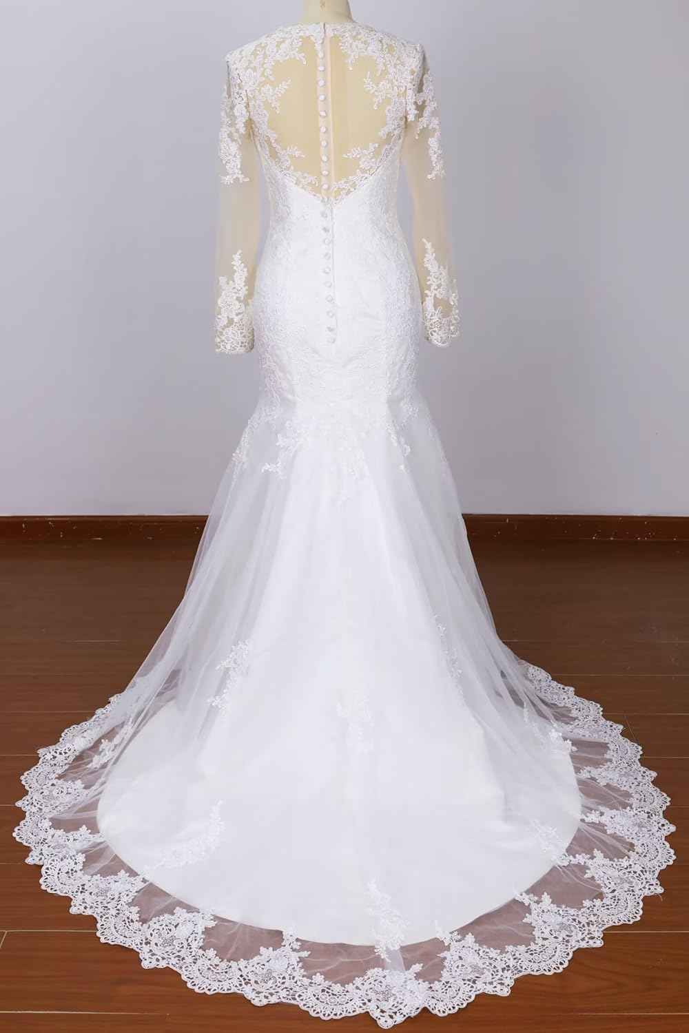 Mermaid Wedding Dresses for Bride 2025 Lace Bridal Gowns Beach Bridal Dress for Wedding Gowns - Bmbride