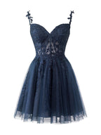 Sweet A-Line Mint Appliques Short Homecoming Dresses BM bride
