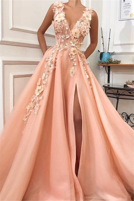 BMbride New Evening Dresses Long V Neck | Prom Dresses BMbride