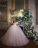 BMbride Princess Luxury Wedding Dresses Glitter with Lace BMbride