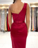 BMbride Red evening dresses short | Simple cocktail dress BMbride