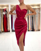 BMbride Red evening dresses short | Simple cocktail dress BMbride