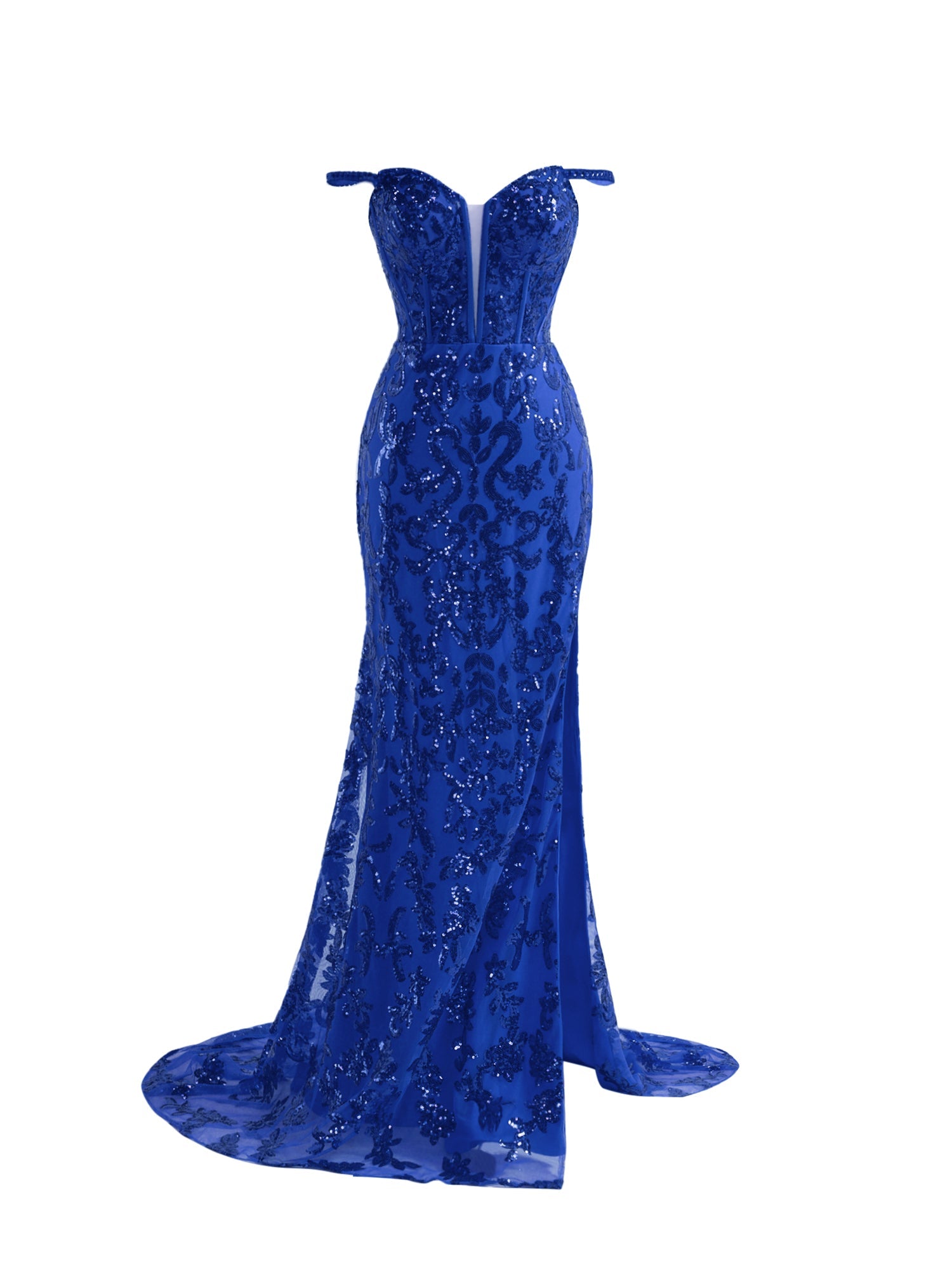 Glamorous Mermaid One Shoulder Beaded Jersey Prom Dress featuring Stunning Beading BM bride