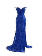 Glamorous Mermaid One Shoulder Beaded Jersey Prom Dress featuring Stunning Beading BM bride