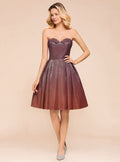 Sequins Sweetheart Strapless Sleeveless Short Mini Dress BMbride