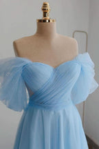 Stylish Sky Blue Sequins Lace Beaded Bodice Short Homecoming Dress BM bride