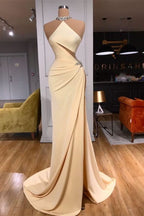 BMbride Simple Elegant Sleeveless Long Evening Dress BMbride