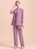 Square Cap-Sleeves Lace Chiffon Jumpsuit BMbride