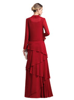 Square Straps Sleeveless Floor-Length Dress BMbride