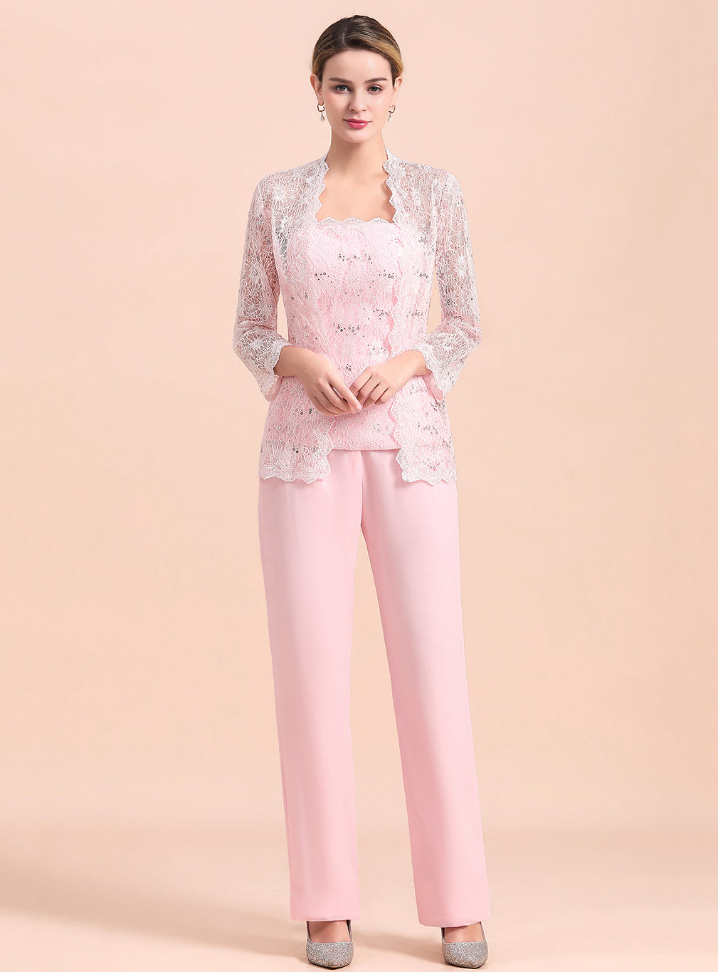 Strapless Sleeveless Appliques Jumpsuit BMbride
