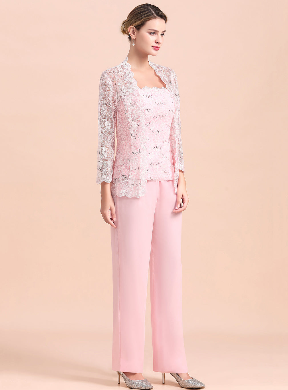 Strapless Sleeveless Appliques Jumpsuit BMbride