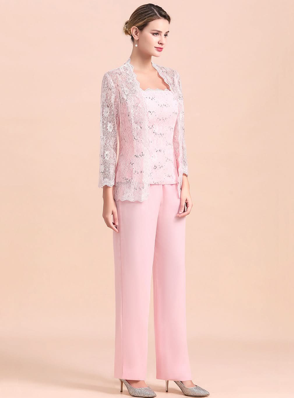 Strapless Sleeveless Appliques Jumpsuit BMbride
