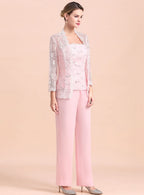 Strapless Sleeveless Appliques Jumpsuit BMbride