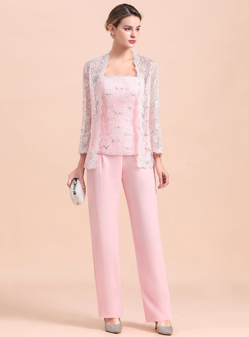 Strapless Sleeveless Appliques Jumpsuit BMbride