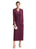 V-Neck Sleeveless Appliques Dress BMbride