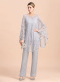 V-Neck Spaghetti Straps Appliques Jumpsuit BMbride
