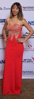 Women's Lace Applique Long Formal Mermaid Evening Prom Dresses - Bmbride
