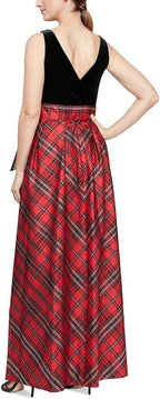 Women's Long Satin Mother of The Bride Dress with Pockets, Formal Party Gown (Petite and Regular Sizes) - Bmbride