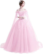 Women's Off The Shoulder Dress Masquerade Ball Gowns Prom Dress 2025 - Bmbride
