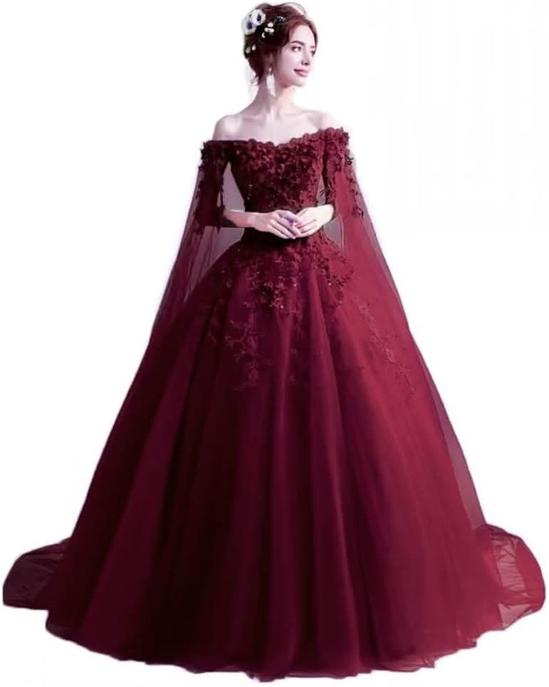 Women's Off The Shoulder Dress Masquerade Ball Gowns Prom Dress 2025 - Bmbride