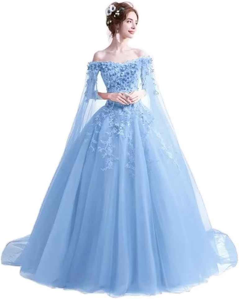 Women's Off The Shoulder Dress Masquerade Ball Gowns Prom Dress 2025 - Bmbride